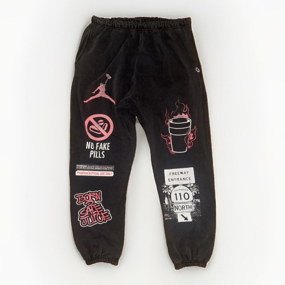 That’s An Awful Lot of Cough Syrup Graphic Sweatpants Large 32x29